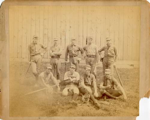 Early Base Ball Team John R. Yeagle Washington, PA Studio 1880's